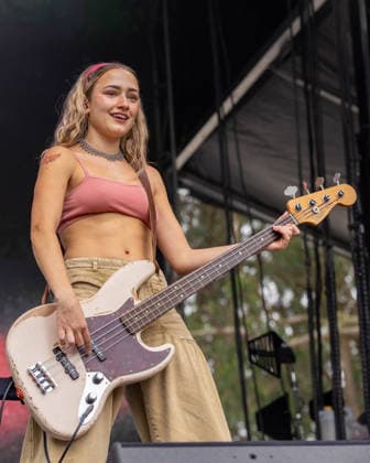 August 7, 2026, San Francisco, California, USA: KATE HALTER of Die Spitz during Outside Lands Music Festival in San Francisco, California San Francisco USA  - ZUMAs135 20260807_zap_s135_083 Copyright: xDanielxDeSloverx