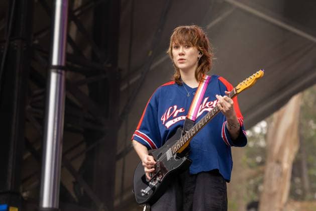 August 7, 2026, San Francisco, California, USA: AVA SCHROBILGEN of Die Spitz during Outside Lands Music Festival in San Francisco, California San Francisco USA  - ZUMAs135 20260807_zap_s135_085 Copyright: xDanielxDeSloverx