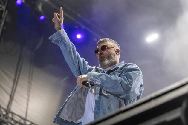 Sido performt auf der Bühne beim Taubertal-Festival 2026 in Rothenburg ob der Tauber, Deutschland, am 7. August 2026. *** Sido performs on stage at the Taubertal Festival 2026 in Rothenburg ob der Tauber, Germany, on August 7, 2026 Copyright: HMBxMedia xHeikoxBecker