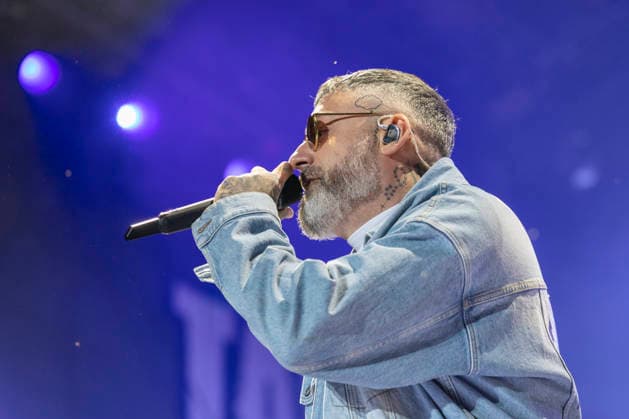 Sido performt auf der Bühne beim Taubertal-Festival 2026 in Rothenburg ob der Tauber, Deutschland, am 7. August 2026. *** Sido performs on stage at the Taubertal Festival 2026 in Rothenburg ob der Tauber, Germany, on August 7, 2026 Copyright: HMBxMedia xHeikoxBecker