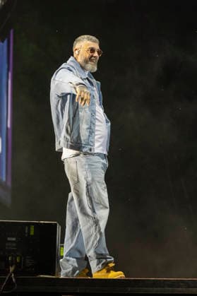 Sido performt auf der Bühne beim Taubertal-Festival 2026 in Rothenburg ob der Tauber, Deutschland, am 7. August 2026. *** Sido performs on stage at the Taubertal Festival 2026 in Rothenburg ob der Tauber, Germany, on August 7, 2026 Copyright: HMBxMedia xHeikoxBecker