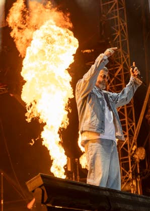 Sido performt auf der Bühne beim Taubertal-Festival 2026 in Rothenburg ob der Tauber, Deutschland, am 7. August 2026. *** Sido performs on stage at the Taubertal Festival 2026 in Rothenburg ob der Tauber, Germany, on August 7, 2026 Copyright: HMBxMedia xHeikoxBecker