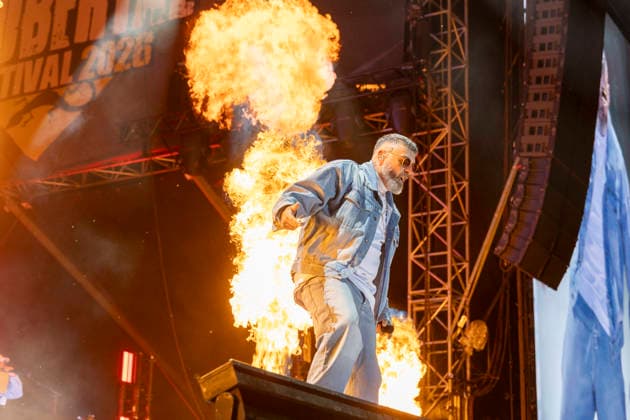Sido performt auf der Bühne beim Taubertal-Festival 2026 in Rothenburg ob der Tauber, Deutschland, am 7. August 2026. *** Sido performs on stage at the Taubertal Festival 2026 in Rothenburg ob der Tauber, Germany, on August 7, 2026 Copyright: HMBxMedia xHeikoxBecker