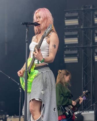 August 7, 2026, San Francisco, California, USA: RHIAN TEASDALE and HESTER CHAMBERS of English rock band Wet Leg during Outside Lands Music Festival in San Francisco, California San Francisco USA  - ZUMAs135 20260807_zap_s135_114 Copyright: xDanielxDeSloverx