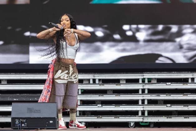August 7, 2026, San Francisco, California, USA: Rapper GLORILLA (GLORIA WOODS) during Outside Lands Music Festival in San Francisco, California San Francisco USA  - ZUMAs135 20260807_zap_s135_122 Copyright: xDanielxDeSloverx