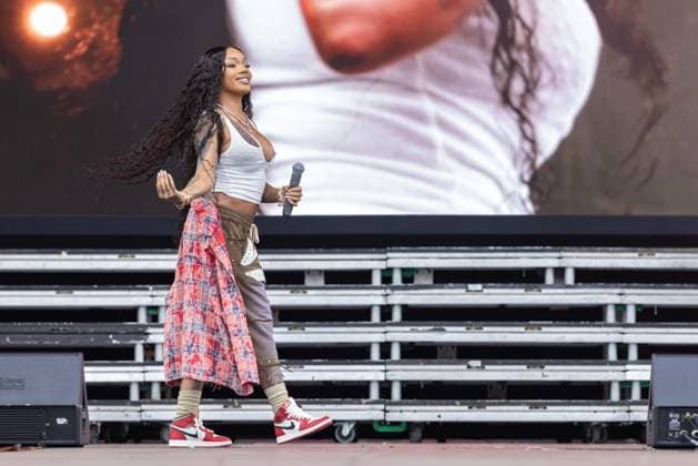 August 7, 2026, San Francisco, California, USA: Rapper GLORILLA (GLORIA WOODS) during Outside Lands Music Festival in San Francisco, California San Francisco USA  - ZUMAs135 20260807_zap_s135_123 Copyright: xDanielxDeSloverx