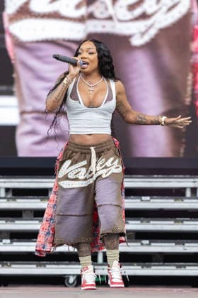 August 7, 2026, San Francisco, California, USA: Rapper GLORILLA (GLORIA WOODS) during Outside Lands Music Festival in San Francisco, California San Francisco USA  - ZUMAs135 20260807_zap_s135_124 Copyright: xDanielxDeSloverx