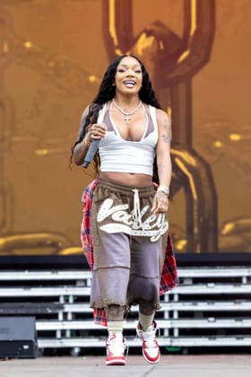 August 7, 2026, San Francisco, California, USA: Rapper GLORILLA (GLORIA WOODS) during Outside Lands Music Festival in San Francisco, California San Francisco USA  - ZUMAs135 20260807_zap_s135_125 Copyright: xDanielxDeSloverx
