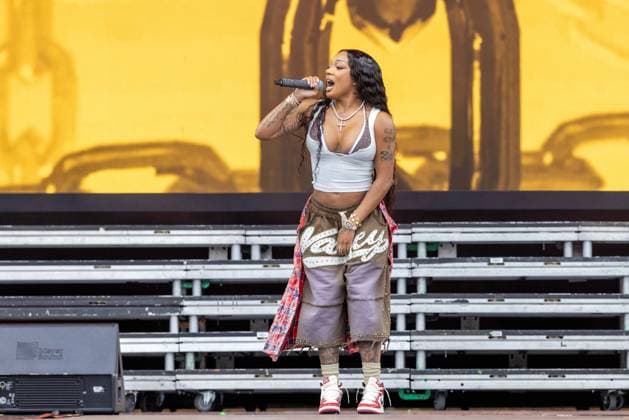 August 7, 2026, San Francisco, California, USA: Rapper GLORILLA (GLORIA WOODS) during Outside Lands Music Festival in San Francisco, California San Francisco USA  - ZUMAs135 20260807_zap_s135_127 Copyright: xDanielxDeSloverx
