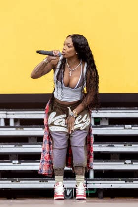 August 7, 2026, San Francisco, California, USA: Rapper GLORILLA (GLORIA WOODS) during Outside Lands Music Festival in San Francisco, California San Francisco USA  - ZUMAs135 20260807_zap_s135_130 Copyright: xDanielxDeSloverx