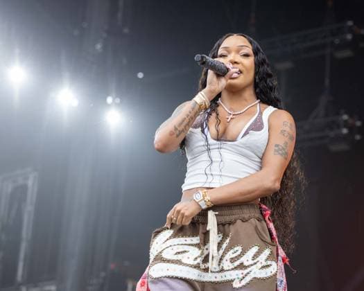 August 7, 2026, San Francisco, California, USA: Rapper GLORILLA (GLORIA WOODS) during Outside Lands Music Festival in San Francisco, California San Francisco USA  - ZUMAs135 20260807_zap_s135_136 Copyright: xDanielxDeSloverx