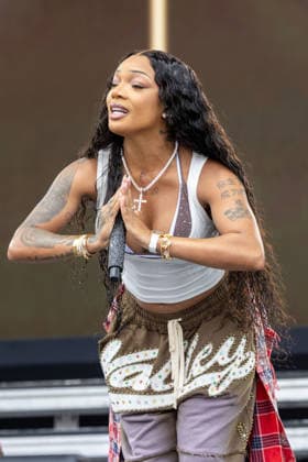 August 7, 2026, San Francisco, California, USA: Rapper GLORILLA (GLORIA WOODS) during Outside Lands Music Festival in San Francisco, California San Francisco USA  - ZUMAs135 20260807_zap_s135_148 Copyright: xDanielxDeSloverx