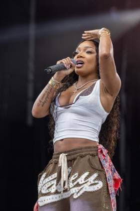 August 7, 2026, San Francisco, California, USA: Rapper GLORILLA (GLORIA WOODS) during Outside Lands Music Festival in San Francisco, California San Francisco USA  - ZUMAs135 20260807_zap_s135_152 Copyright: xDanielxDeSloverx