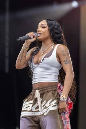 August 7, 2026, San Francisco, California, USA: Rapper GLORILLA (GLORIA WOODS) during Outside Lands Music Festival in San Francisco, California San Francisco USA  - ZUMAs135 20260807_zap_s135_153 Copyright: xDanielxDeSloverx