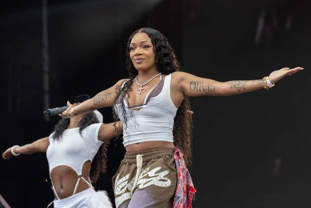 August 7, 2026, San Francisco, California, USA: Rapper GLORILLA (GLORIA WOODS) during Outside Lands Music Festival in San Francisco, California San Francisco USA  - ZUMAs135 20260807_zap_s135_158 Copyright: xDanielxDeSloverx