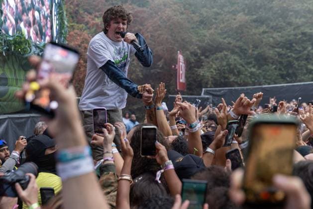 August 7, 2026, San Francisco, California, USA: BRENDAN YATES of Turnstile during Outside Lands Music Festival in San Francisco, California San Francisco USA  - ZUMAs135 20260807_zap_s135_192 Copyright: xDanielxDeSloverx