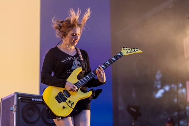 August 7, 2026, San Francisco, California, USA: MEG MILLS of Turnstile during Outside Lands Music Festival in San Francisco, California San Francisco USA  - ZUMAs135 20260807_zap_s135_205 Copyright: xDanielxDeSloverx