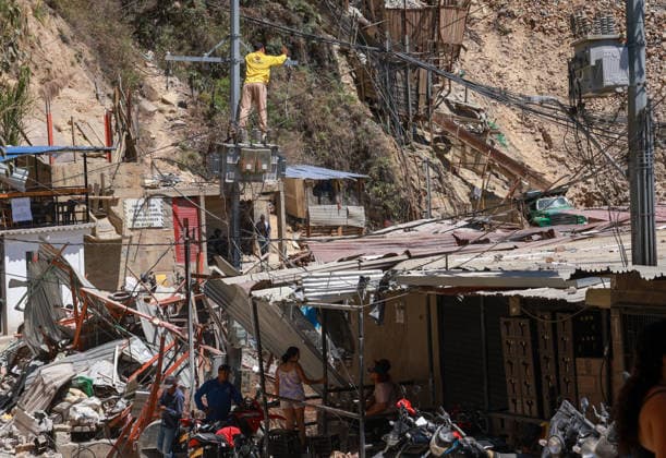 Gold mine explosion injures 19 in Colombia MARMATO, COLOMBIA - AUGUST 7: A powerful explosion in a gold-mining area near the town center injures 19 people, including two critically, and damages properties in the surrounding area in Marmato, Caldas department, Colombia, on August 7, 2026. Marmato is a historic gold-mining municipality where gold extraction has shaped the local economy for more than 400 years. Alexis Munera Anadolu Marmato Colombia. Editorial use only. Please get in touch for any other usage.  Copyright: x2026xAnadoluxAlexisxMunerax