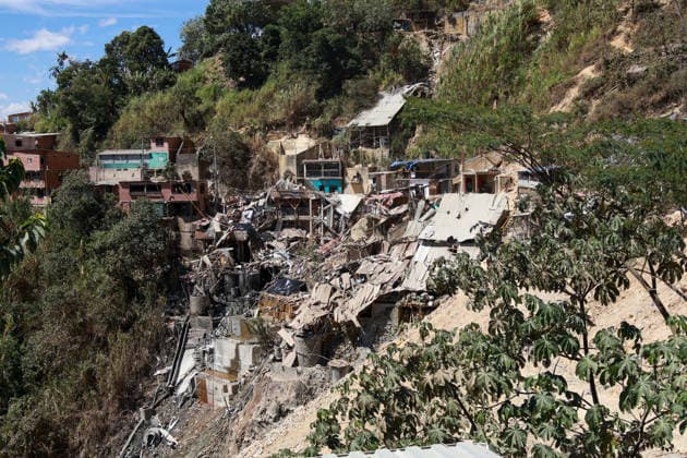 Gold mine explosion injures 19 in Colombia MARMATO, COLOMBIA - AUGUST 7: A powerful explosion in a gold-mining area near the town center injures 19 people, including two critically, and damages properties in the surrounding area in Marmato, Caldas department, Colombia, on August 7, 2026. Marmato is a historic gold-mining municipality where gold extraction has shaped the local economy for more than 400 years. Alexis Munera Anadolu Marmato Colombia. Editorial use only. Please get in touch for any other usage.  Copyright: x2026xAnadoluxAlexisxMunerax