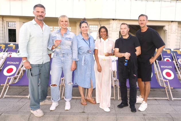 Simon Böer, Melanie Marschke, Katja KIndermann, Amy Mußul, Thomas Arnold und Johannes Hendrik Langer bei der SOKO Leipzig -Nacht bei den Filmnächten Leipzig 2026 auf der Galopprennbahn Scheibenholz. Leipzig, 07.08.2026 *** Simon Böer, Melanie Marschke, Katja Kindermann, Amy Mußul, Thomas Arnold, and Johannes Hendrik Langer at the SOKO Leipzig Night during the 2026 Leipzig Film Nights at the Scheibenholz Racetrack in Leipzig, August 7, 2026 Foto:xAgenturxWehnertx xZichyx xFuturexImagex soko_6826