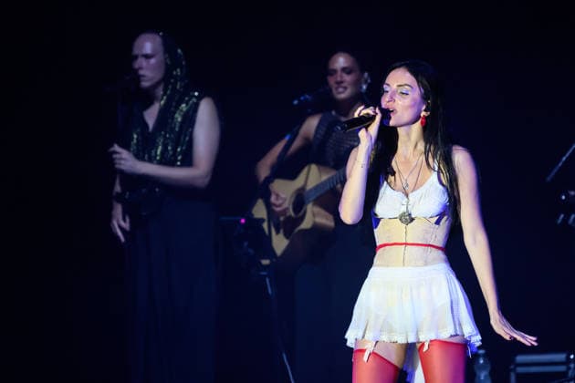 August 7, 2026, Marina Di Pietrasanta, Lucca, Italy: Arisa performs at the La Versiliana Festival, Marina di Pietrasanta, August 7, 2026. Marina Di Pietrasanta Italy  - ZUMAa289 20260807_zia_a289_048 Copyright: xStefanoxDallexLuchex xAgfx