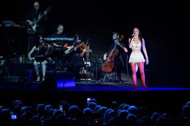 August 7, 2026, Marina Di Pietrasanta, Lucca, Italy: Arisa performs at the La Versiliana Festival, Marina di Pietrasanta, August 7, 2026. Marina Di Pietrasanta Italy  - ZUMAa289 20260807_zia_a289_050 Copyright: xStefanoxDallexLuchex xAgfx