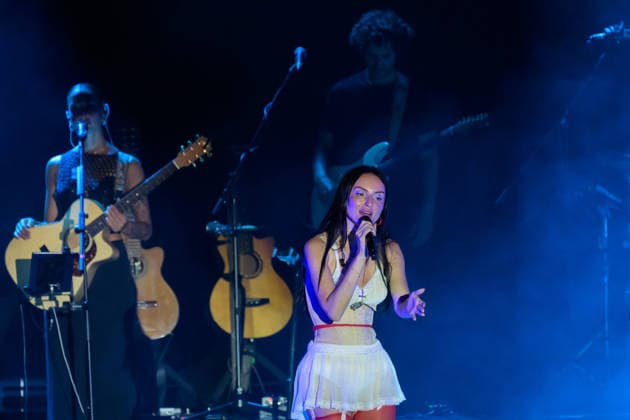 August 7, 2026, Marina Di Pietrasanta, Lucca, Italy: Arisa performs at the La Versiliana Festival, Marina di Pietrasanta, August 7, 2026. Marina Di Pietrasanta Italy  - ZUMAa289 20260807_zia_a289_051 Copyright: xStefanoxDallexLuchex xAgfx