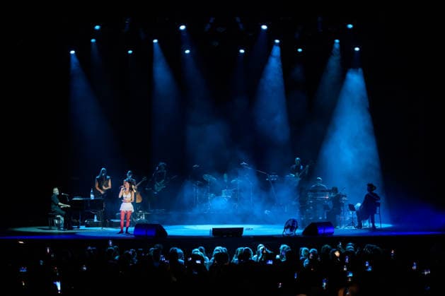 August 7, 2026, Marina Di Pietrasanta, Lucca, Italy: Arisa performs at the La Versiliana Festival, Marina di Pietrasanta, August 7, 2026. Marina Di Pietrasanta Italy  - ZUMAa289 20260807_zia_a289_052 Copyright: xStefanoxDallexLuchex xAgfx