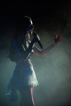 August 7, 2026, Marina Di Pietrasanta, Lucca, Italy: Arisa performs at the La Versiliana Festival, Marina di Pietrasanta, August 7, 2026. Marina Di Pietrasanta Italy  - ZUMAa289 20260807_zia_a289_056 Copyright: xStefanoxDallexLuchex xAgfx
