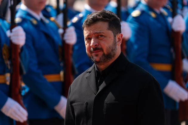 August 8, 2026, Belgrade, Central Serbia, Serbia: 202688, Belgrade, Serbia - Serbian President VUCIC ALEKSANDAR hosts Ukrainian President VOLODYMYR ZELENSKYY during his official visit to the Republic of Serbia at the Palace of Serbia. Belgrade Serbia - ZUMAd223 20260808_zip_d223_010 Copyright: xMarkoxDimicx