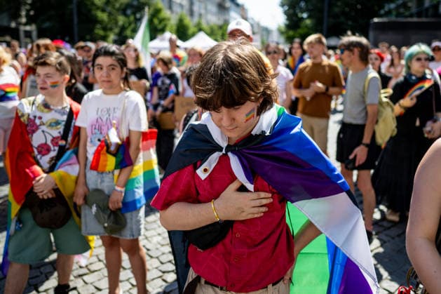 Prague Pride March for Equality and Respect, on August 8, 2026, in Prague, Czech Republic. (CTKxPhoto OndrejxDeml) CTKPhotoP2026080802369  CTKPhotoP2026080802369