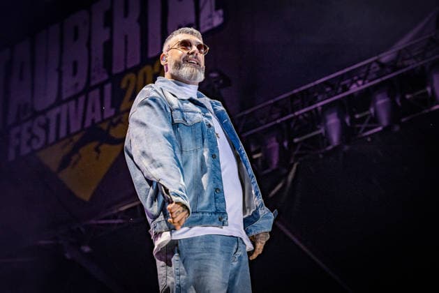 Sido, Paul Würdig, Taubertal-Festival, Taubertal, Festival, Konzert, Concert, Music, Musik, Rap, Deutsch, Eiswiese, Rothenburg ob der Tauber, 07.08.2026 Bild: Sido, Paul Würdig *** Sido, Paul Würdig, Taubertal Festival, Taubertal, Festival, Concert, Music, Rap, German, Eiswiese, Rothenburg ob der Tauber, August 7, 2026 Photo: Sido, Paul Würdig Copyright: HMBxMedia xMarkusxKoeller