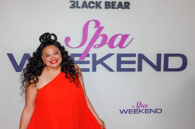 LAS VEGAS, NV - August 7, 2026 : ***HOUSE COVERAGE*** Michelle Buteau pictured at the Las Vegas World Premiere of Black Bear™s SPA WEEKEND at the BleauLive Theater at Fontainebleau Las Vegas in partnership with Getaways by Southwest in Las Vegas, NV on August 7, 2026. Copyright: xGDPxPhotos xMediaPunchx