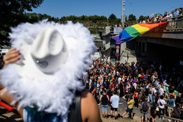 Prague Pride March for Equality and Respect, on August 8, 2026, in Prague, Czech Republic. (CTKxPhoto OndrejxDeml) CTKPhotoP2026080803067  CTKPhotoP2026080803067