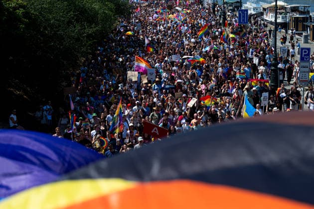 Prague Pride March for Equality and Respect, on August 8, 2026, in Prague, Czech Republic. (CTKxPhoto OndrejxDeml) CTKPhotoP2026080803110  CTKPhotoP2026080803110