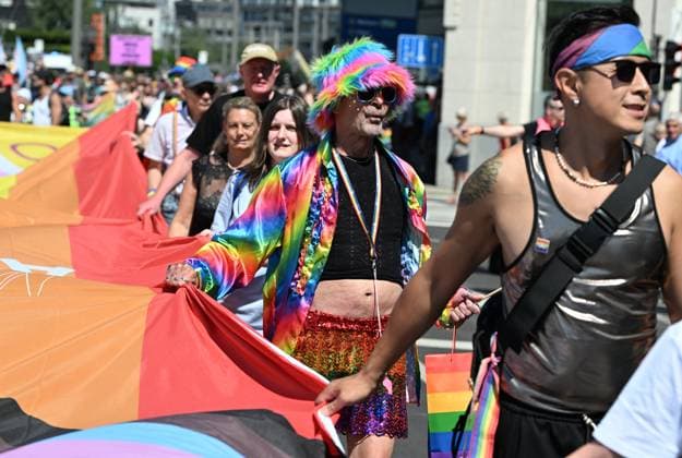 Antwerp Pride Parade ANTWERPEN, BELGIUM - AUGUST 08: Pride is a form of protest, and at the heart of Antwerp Pride activities is the Antwerp Pride Parade..The parade walks through the streets of Antwerp,mainly along the quays on August 08, 2026 in Antwerpen, Belgium, 08 08 2026 Antwerpen Belgium  Copyright: xBertxVanxDenxBrouckex