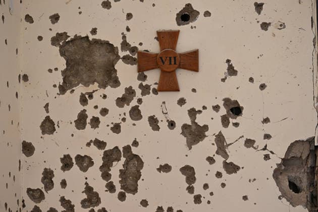 Israeli army enter Lebanon s Western Zawtar in violation of Framework Agreement WESTERN ZAWTAR, LEBANON - AUGUST 08: A view of destruction inside a church after Israeli forces re-entered the southern town of Western Zawtar overnight violating the Framework Agreement reached between Israel and Lebanon that envisions a phased withdrawal, in Zawtar al-Sharqiyah, Lebanon on August 08, 2026. Houssam Shbaro Anadolu Western Zawtar Lebanon. Editorial use only. Please get in touch for any other usage.  Copyright: x2026xAnadoluxHoussamxShbarox