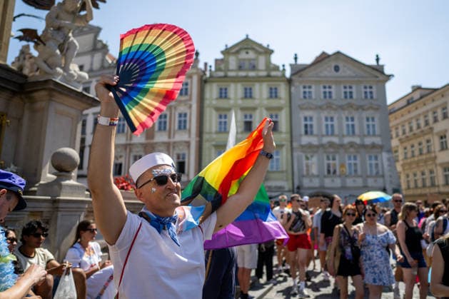 Prague Pride March for Equality and Respect, on August 8, 2026, in Prague, Czech Republic. (CTKxPhoto OndrejxDeml) CTKPhotoP2026080803248  CTKPhotoP2026080803248