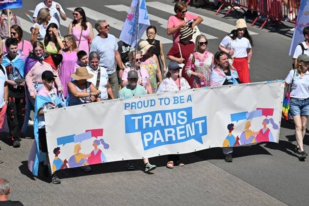the 2026 edition of the Antwerp Pride Parade, part of the Antwerp Pride 2022 festivities that celebrate and support the lesbian, gay, bisexual and transgender oriented people and their allies, Friday 07 August 2026 in Antwerpen.  JONASxROOSENS 182954139