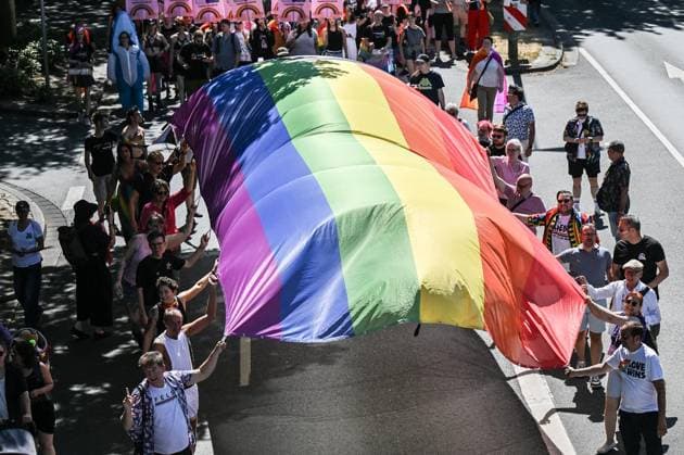 Ruhr Pride CSD ** NUR FÜR REDAKTIONELLE ZWECKE ** EDITORIAL USE ONLY **<p>Ruhr Pride CSD am Samstag, 8. August 2026 in Essen. Tausende nehmen an der Queeren Parade teil. Deutschland NRW Essen Copyright: VladimirxWegener *** Ruhr Pride CSD ** FOR EDITORIAL PURPOSES ONLY ** EDITORIAL USE ONLY ** p Ruhr Pride CSD on Saturday, August 8, 2026, in Essen Thousands take part in the Queer Parade Germany North Rhine-Westphalia Essen Copyright VladimirxWegener Copyright: VladimirxWegener doc872lb1qepc2bhuto11mq ,EDITORIAL USE ONLY
