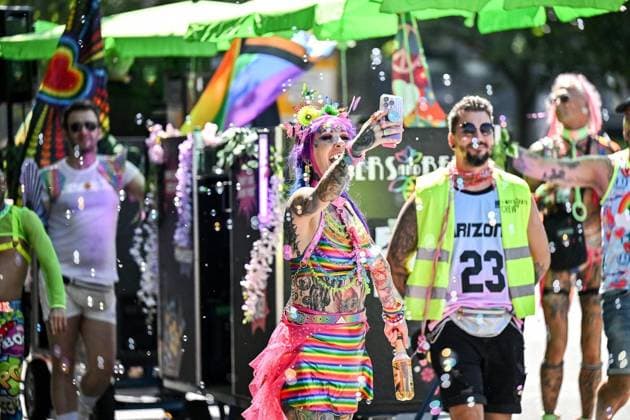 Ruhr Pride CSD ** NUR FÜR REDAKTIONELLE ZWECKE ** EDITORIAL USE ONLY **<p>Ruhr Pride CSD am Samstag, 8. August 2026 in Essen. Tausende nehmen an der Queeren Parade teil. Deutschland NRW Essen Copyright: VladimirxWegener *** Ruhr Pride CSD ** FOR EDITORIAL PURPOSES ONLY ** EDITORIAL USE ONLY ** p Ruhr Pride CSD on Saturday, August 8, 2026, in Essen Thousands take part in the Queer Parade Germany North Rhine-Westphalia Essen Copyright VladimirxWegener Copyright: VladimirxWegener doc872lb4gc6sk1bmqv3112j ,EDITORIAL USE ONLY
