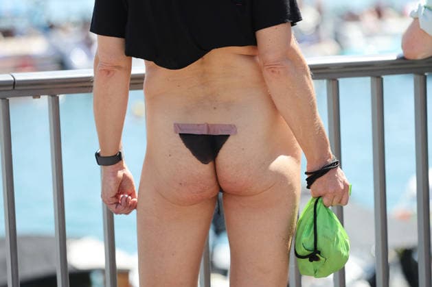 News Bilder des Tages 08.08.2026 Zuerich , SCHWEIZ, 33. Streetparade Zuerich Ein leicht bekleideter Teilnehmer *** August 8, 2026, Zurich, SWITZERLAND, 33rd Zurich Street Parade: A scantily clad participant 