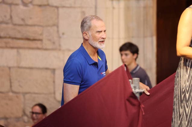 King Felipe VI Presents Awards to the Champions of the 44th Copa del Rey Sailing Regatta King Felipe VI during the awards ceremony for the 44th Copa del Rey Mapfre Sailing Regatta at the Almudaina Palace, on August 8, 2026, in Palma de Mallorca, Balearic Islands, Spain This is one of the most important regattas in the Mediterranean, which has met participation expectations, featuring six highly competitive classes and already exceeding 100 registered teams, representing nearly twenty countries, with almost a thousand sailors in a competition that begins on Tuesday, August 4, and ends on Saturday, August 8. AWARDS SAILING REGATTAS BOATS Raú Spain  Copyright: xRaulxTerrelx 7706573