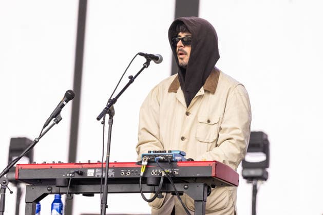 August 8, 2026, San Francisco, California, USA: SALVADOR COLOMBO of Argentinian band Bandalos Chinos during Outside Lands Music Festival in San Francisco, California San Francisco USA  - ZUMAs135 20260808_zap_s135_004 Copyright: xDanielxDeSloverx