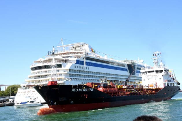 SCHIFF Aida DIVA Versorgungsschiff Warnemuende Ostsee 08.08.2026 Hafen 35 .Hanse Sail-Treffen von Segelschiffen und Schiffen Foto Warnemuende Ostsee *** SHIP Aida DIVA Supply Ship Warnemünde, Baltic Sea, August 8, 2026, Pier 35, Hanse Sail Gathering of Sailing Ships and Other Vessels Photo: Warnemünde, Baltic Sea