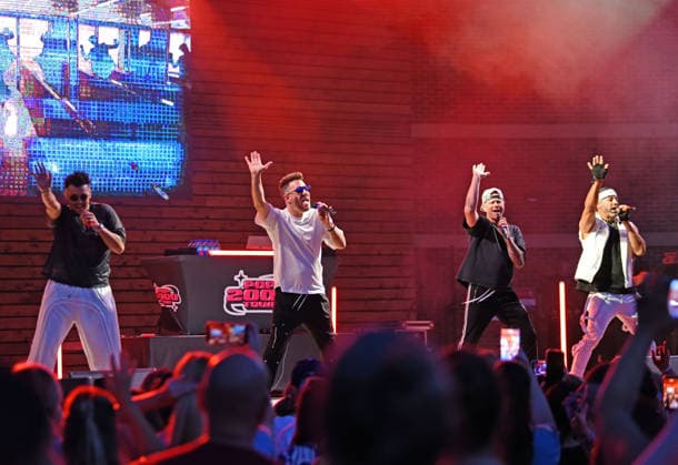 August 8, 2026, Woodstock, Georgia, USA: Erik-Michael Estrada, Dan Miller, Jacob Underwood, Trevor Penick of O-Town at Pop 2000 Tour at the Woodstock Summer Concert Series, Woodstock, Georgia. August 8, 2026 Woodstock USA  - ZUMAs380 20260808_zep_s380_001 Copyright: xDerekxStormx