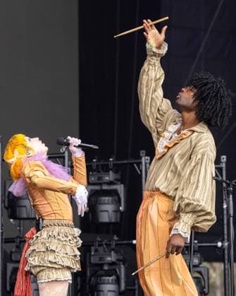 August 8, 2026, San Francisco, California, USA: MICHELLE BUZZ and LANCE SHIPP of Haute & Freddy during Outside Lands Music Festival in San Francisco, California San Francisco USA  - ZUMAs135 20260808_zap_s135_042 Copyright: xDanielxDeSloverx