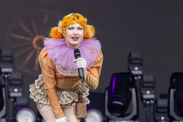 August 8, 2026, San Francisco, California, USA: MICHELLE BUZZ of Haute & Freddy during Outside Lands Music Festival in San Francisco, California San Francisco USA  - ZUMAs135 20260808_zap_s135_045 Copyright: xDanielxDeSloverx