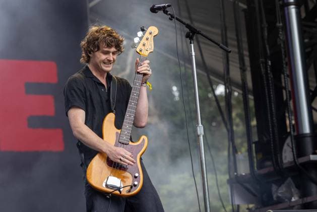 August 8, 2026, San Francisco, California, USA: SEB BYFORD of British rock band Wunderhorse during Outside Lands Music Festival in San Francisco, California San Francisco USA  - ZUMAs135 20260808_zap_s135_052 Copyright: xDanielxDeSloverx