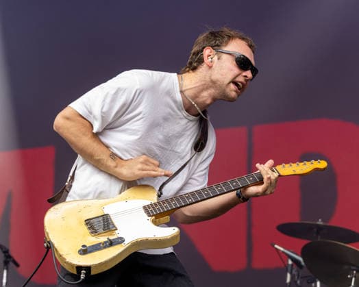 August 8, 2026, San Francisco, California, USA: JACOB SLATER of British rock band Wunderhorse during Outside Lands Music Festival in San Francisco, California San Francisco USA  - ZUMAs135 20260808_zap_s135_058 Copyright: xDanielxDeSloverx